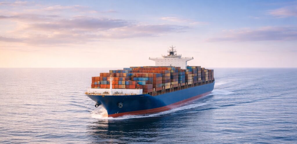 gulf bunkering container ship